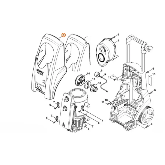 Stihl  Pokrywa RE 271 4757 706 2100
